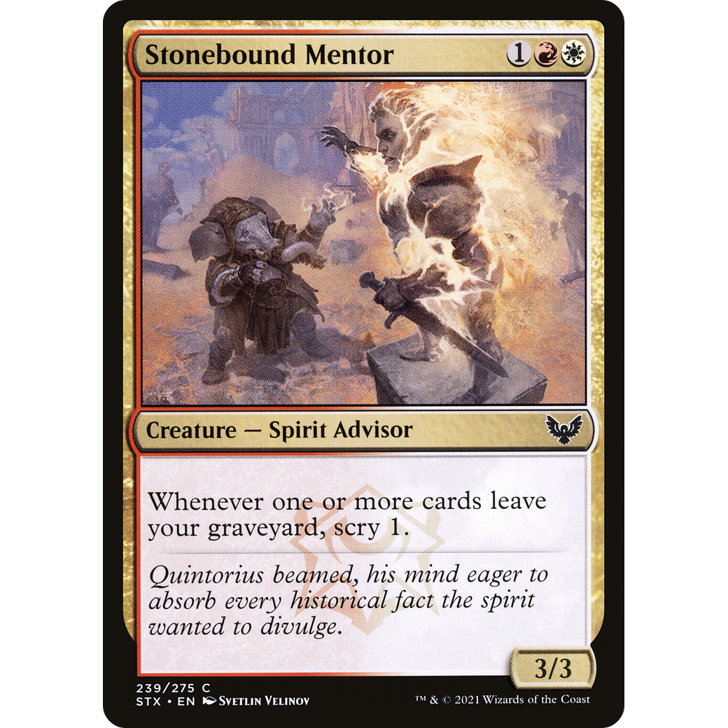 Stonebound Mentor (STX-239) - Strixhaven: School of Mages Foil