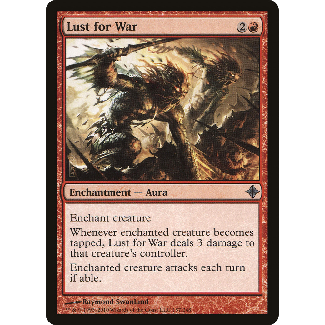 Lust for War (ROE-157) - Rise of the Eldrazi Foil