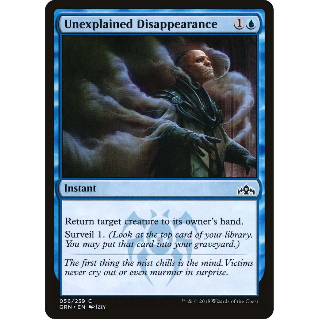 Unexplained Disappearance (GRN-056) - Guilds of Ravnica Foil