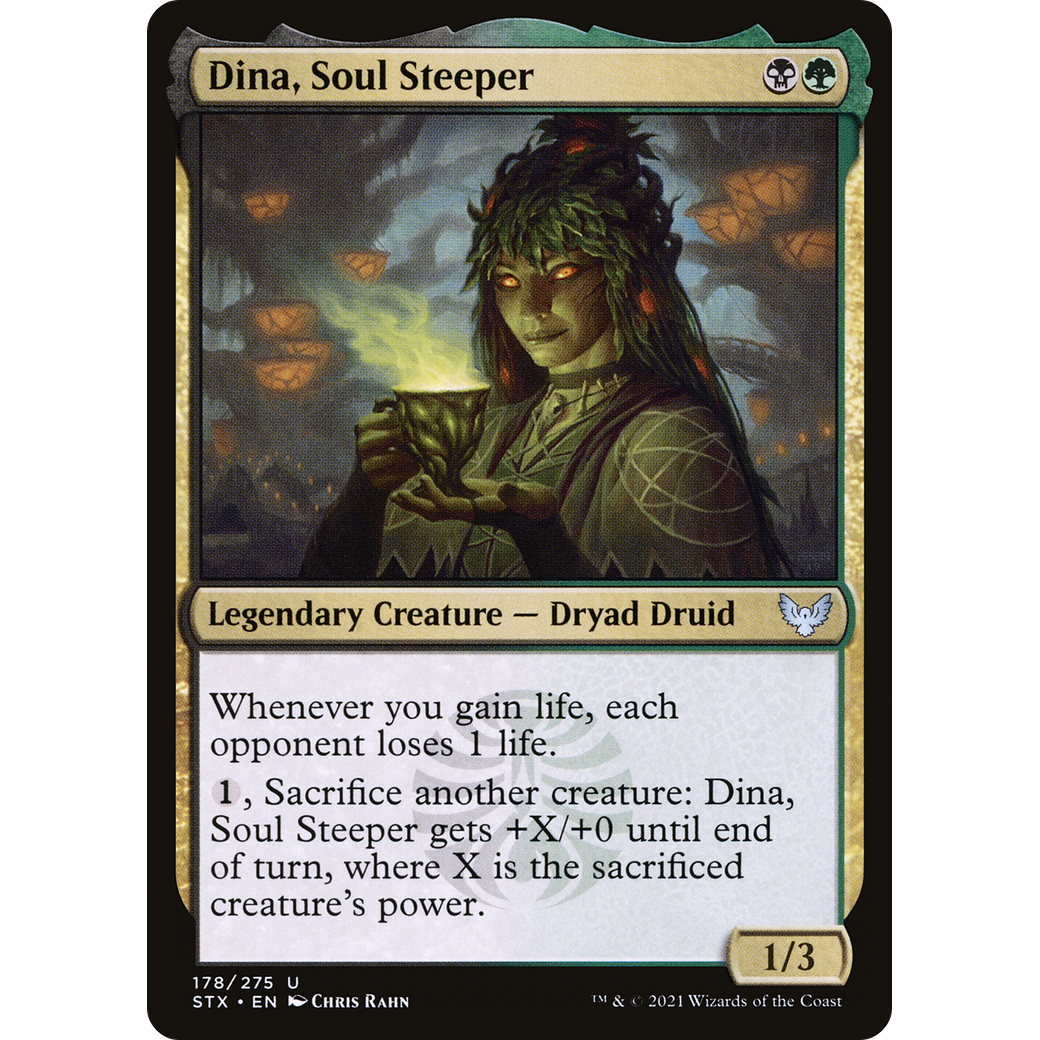 Dina, Soul Steeper (STX-178) - Strixhaven: School of Mages Foil