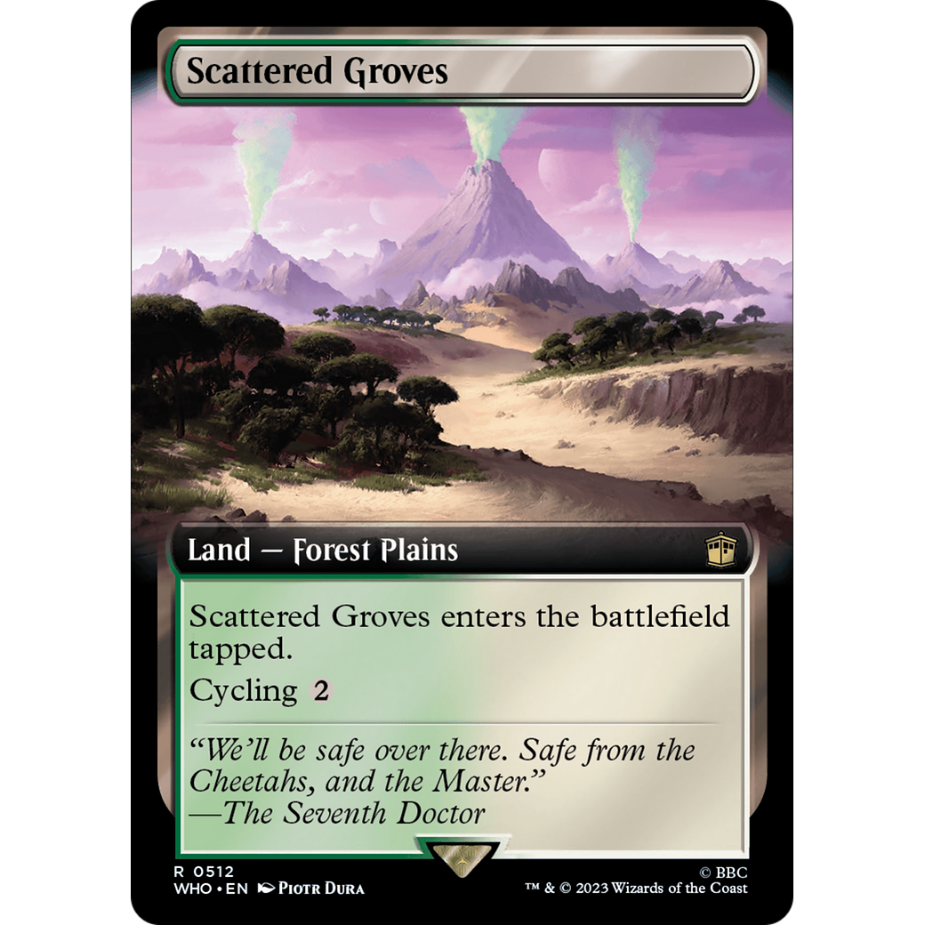 Scattered Groves (Extended Art) (WHO-512) - Doctor Who: (Extended Art) Foil