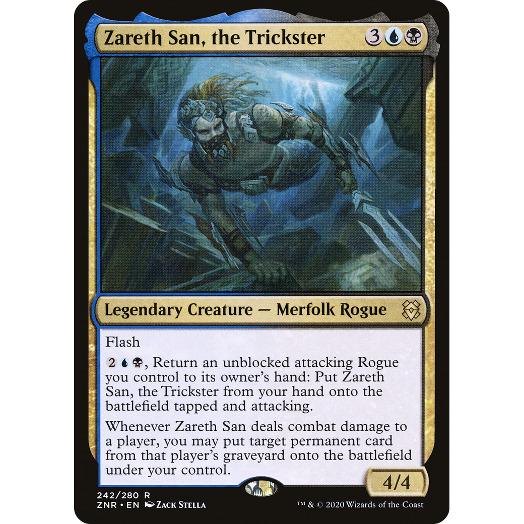Zareth San, the Trickster (ZNR-242) - Zendikar Rising