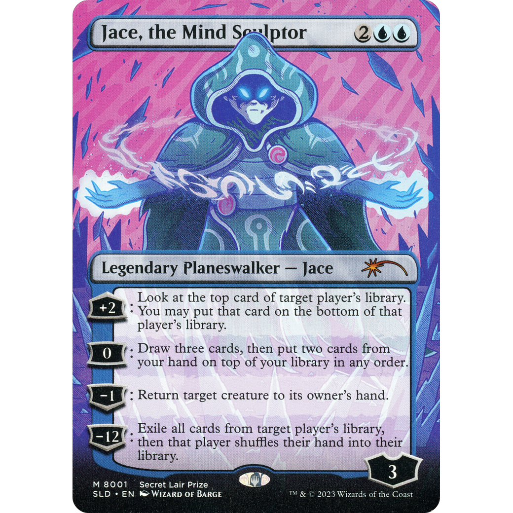 Jace, the Mind Sculptor (SLP-8001) - Secret Lair Drop (Borderless) Foil