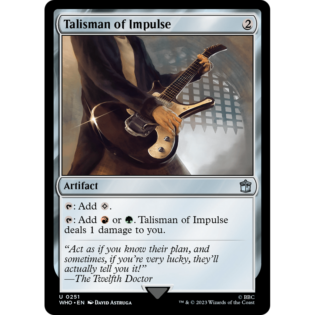 Talisman of Impulse (WHO-251) - Doctor Who