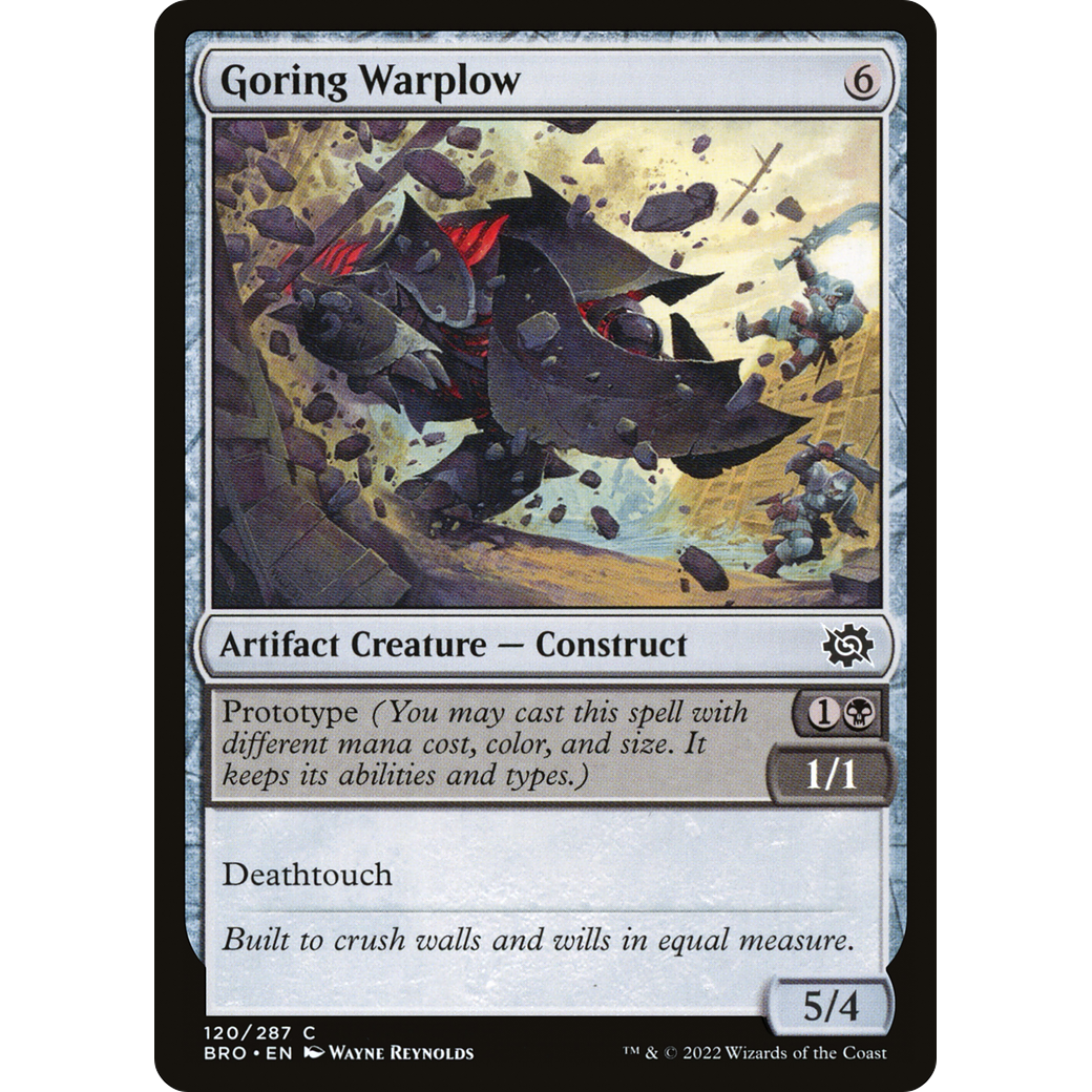 Goring Warplow (BRO-120) - The Brothers' War Foil