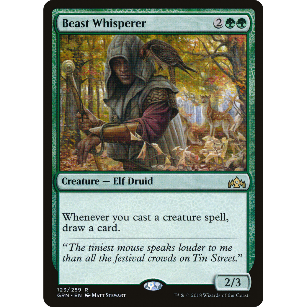 Beast Whisperer (GRN-123) - Guilds of Ravnica Foil