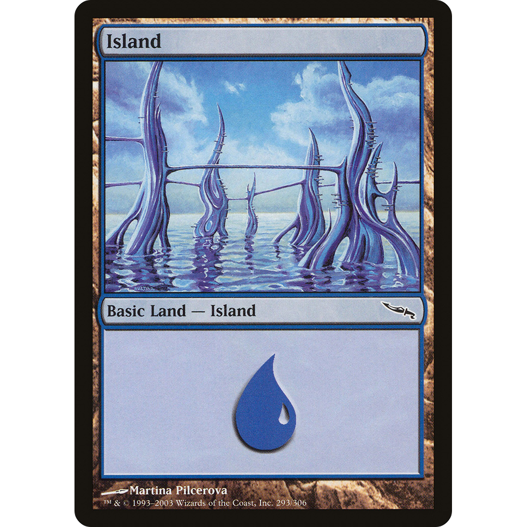 Island (293) (MRD-293) - Mirrodin