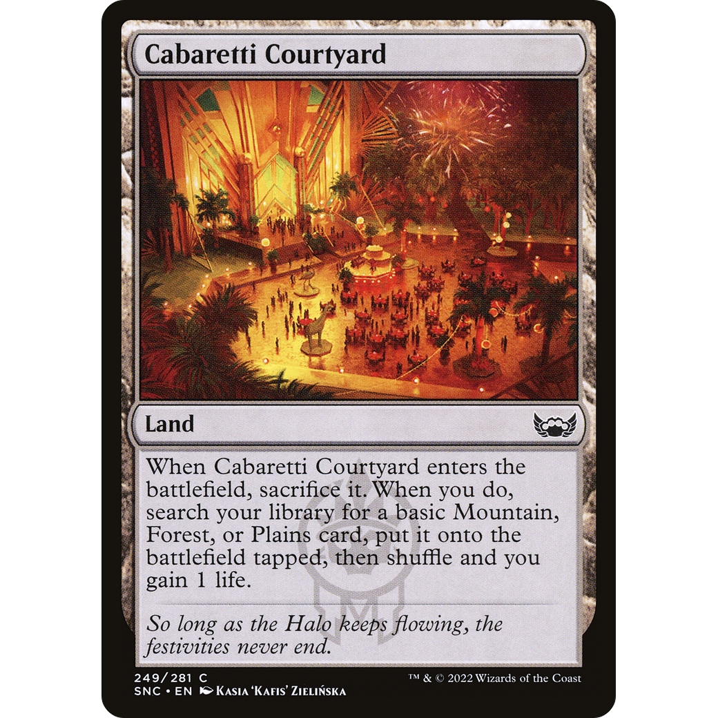 Cabaretti Courtyard (SNC-249) - Streets of New Capenna