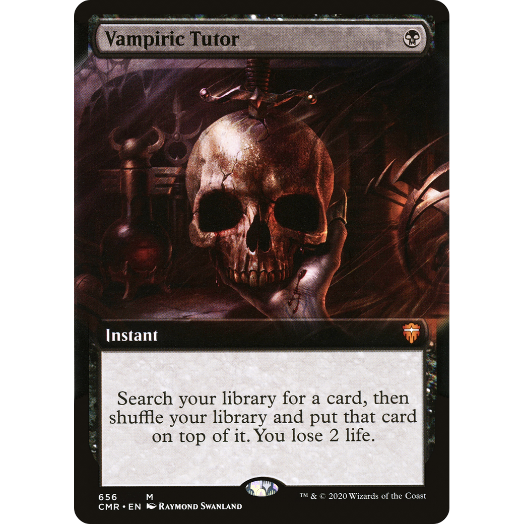 Vampiric Tutor (Extended Art) (CMR-656) - Commander Legends: (Extended Art)