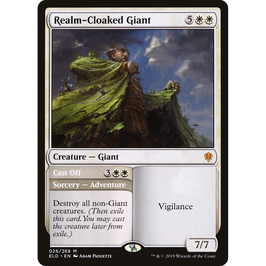 Realm-Cloaked Giant (ELD-026) - Throne of Eldraine