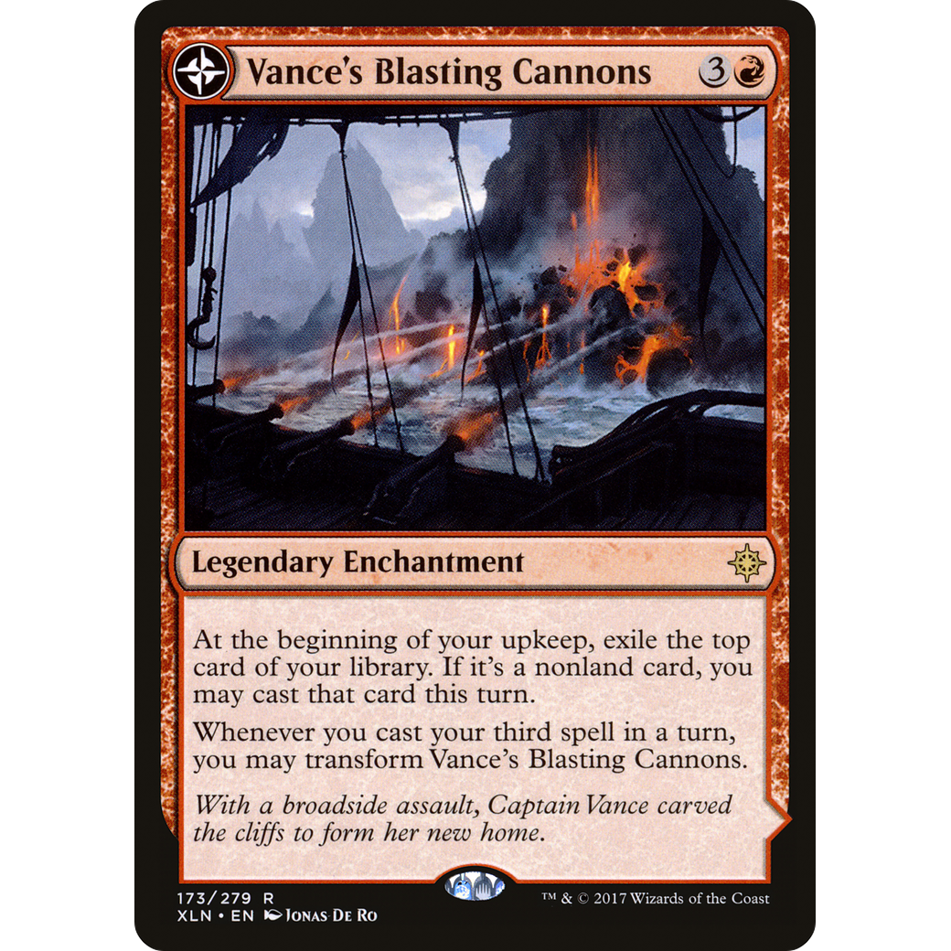 Vance's Blasting Cannons (XLN-173) - Ixalan: (compasslanddfc) Foil