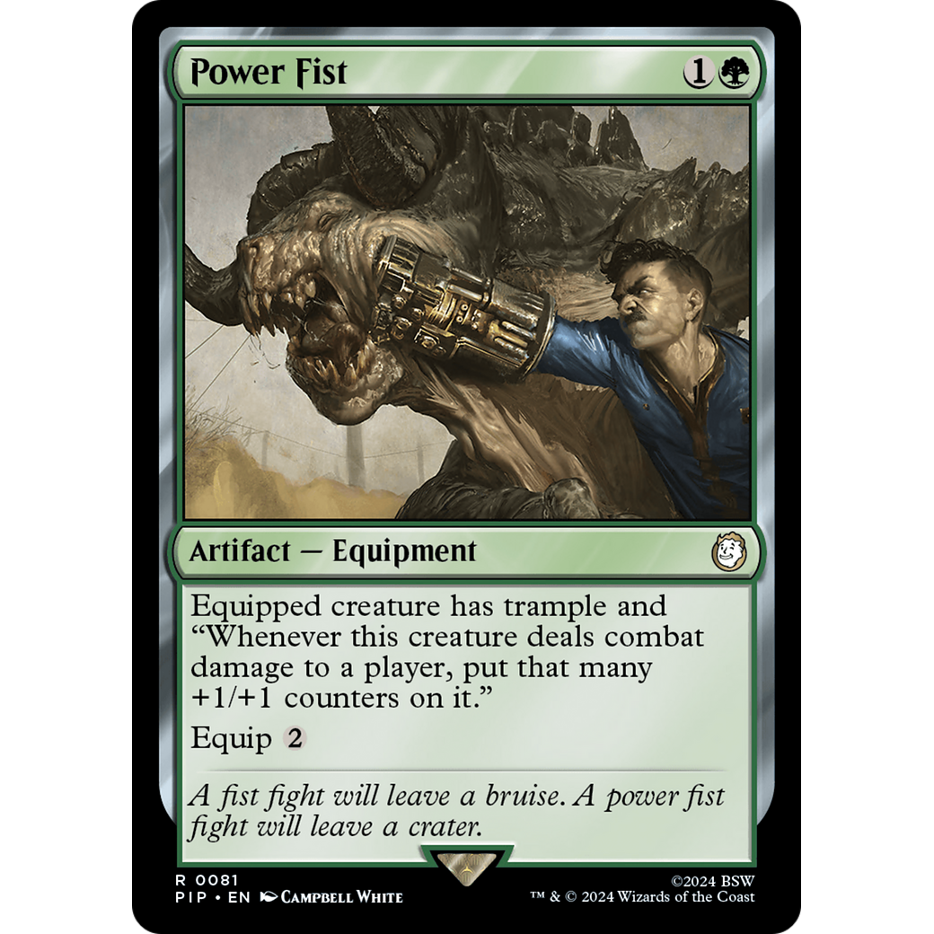 Power Fist (PIP-081) - Fallout Foil