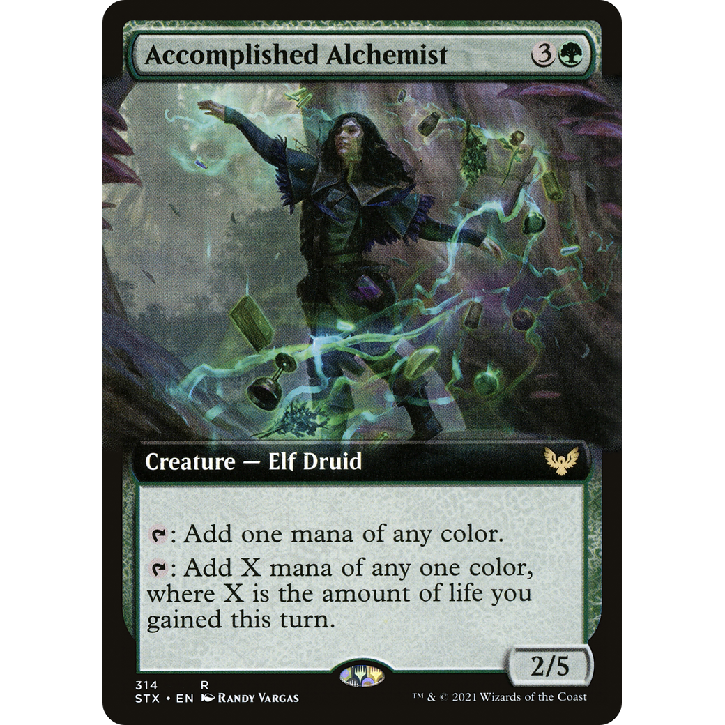 Accomplished Alchemist (Extended Art) (STX-314) - Strixhaven: School of Mages: (Extended Art)