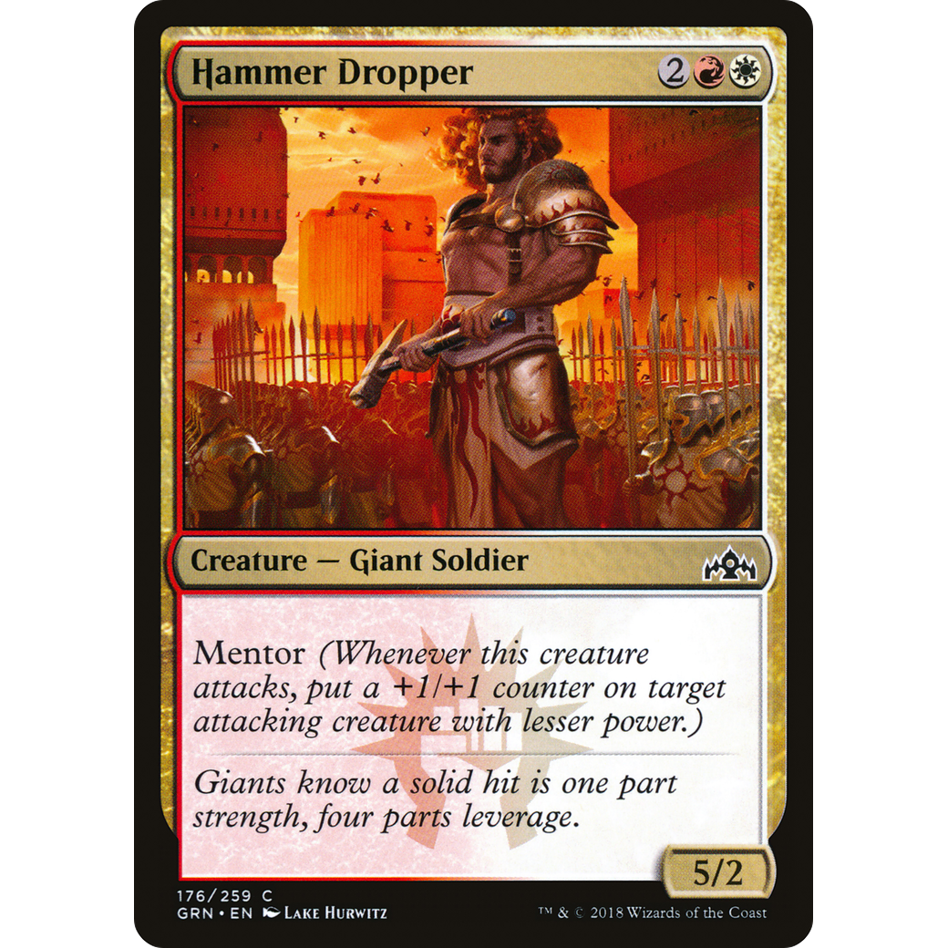Hammer Dropper (GRN-176) - Guilds of Ravnica Foil