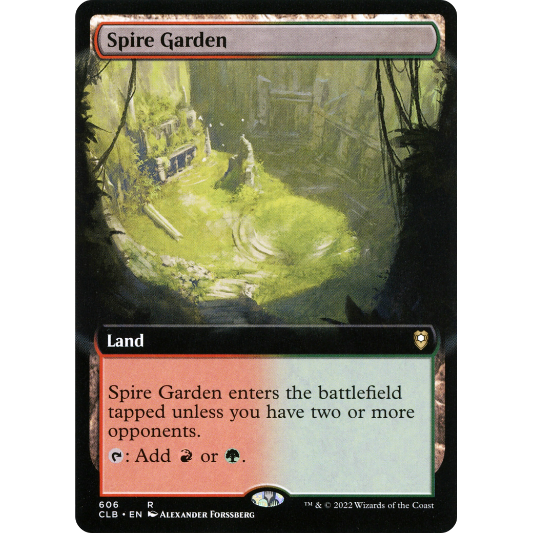 Spire Garden (CLB-606) - Commander Legends: Battle for Baldur's Gate: (Extended Art) Foil