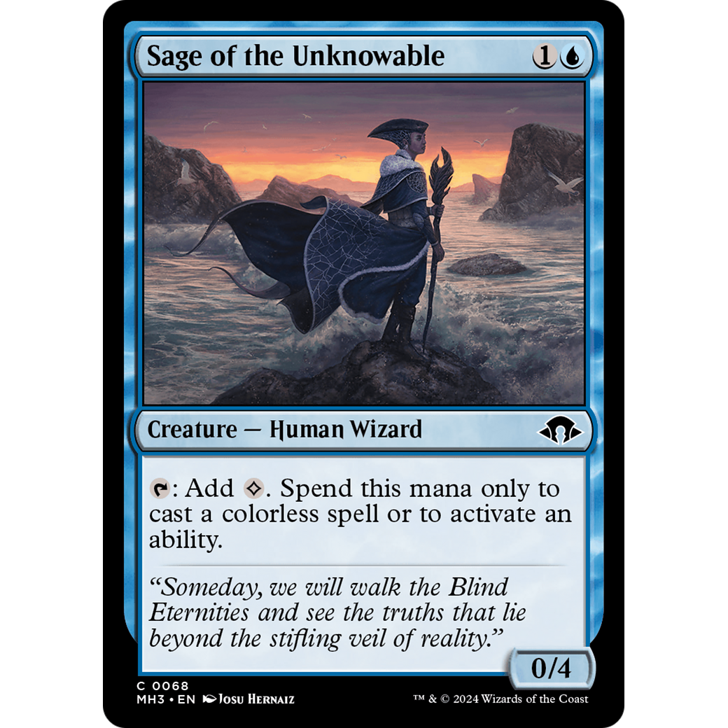 Sage of the Unknowable (MH3-068) - Modern Horizons 3 Foil