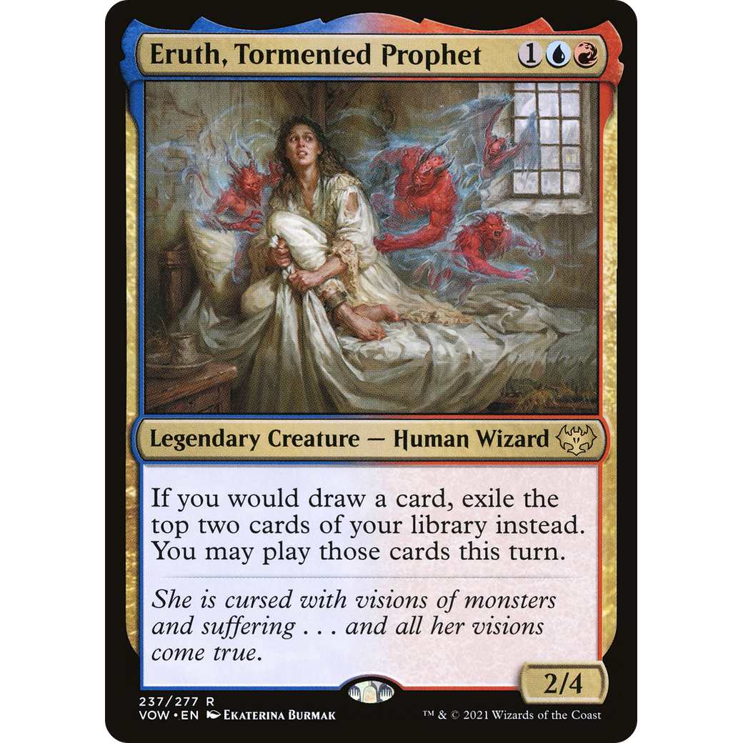 Eruth, Tormented Prophet (VOW-237) - Innistrad: Crimson Vow Foil