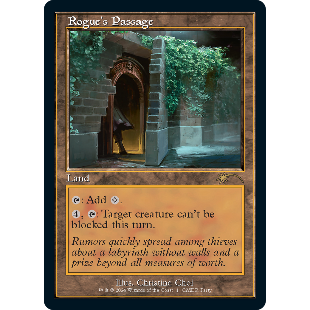 Rogue's Passage (Retro Frame) (WPN-001) - Wizards Play Network 2024 Foil