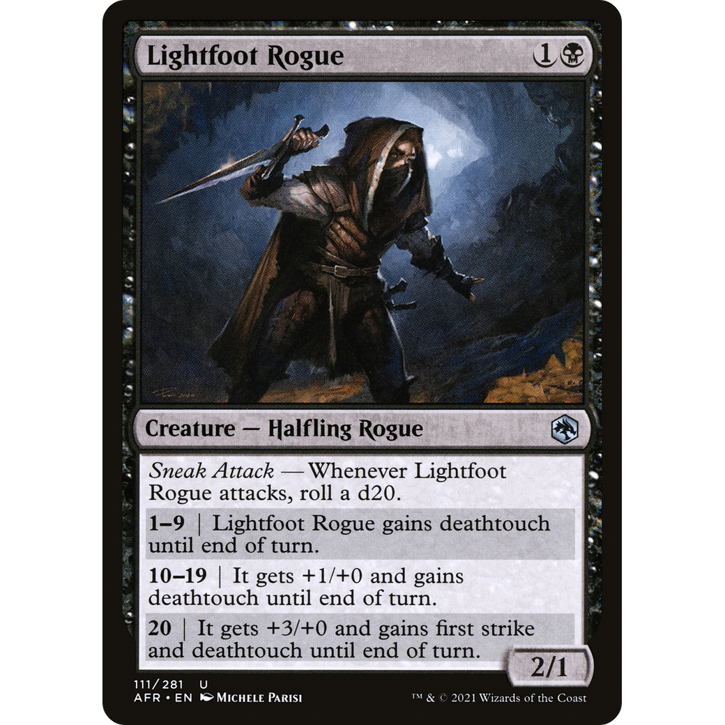 Lightfoot Rogue (AFR-111) - Adventures in the Forgotten Realms