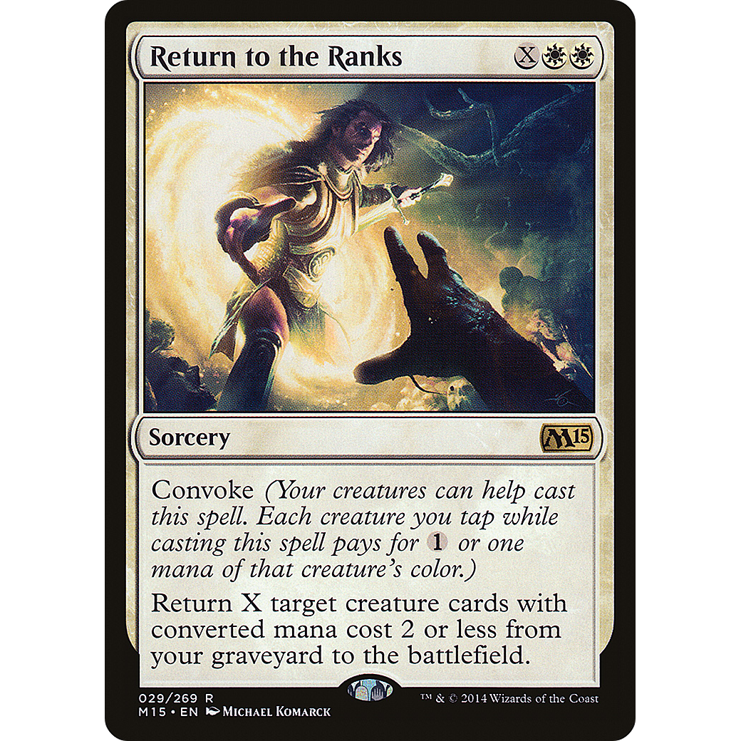 Return to the Ranks (M15-029) - Magic 2015 Foil