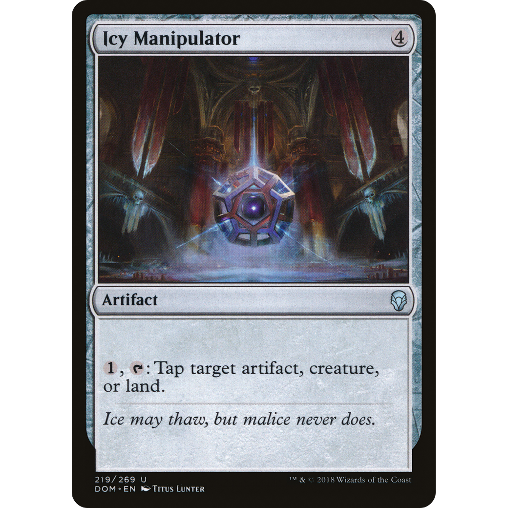 Icy Manipulator (DOM-219) - Dominaria Foil