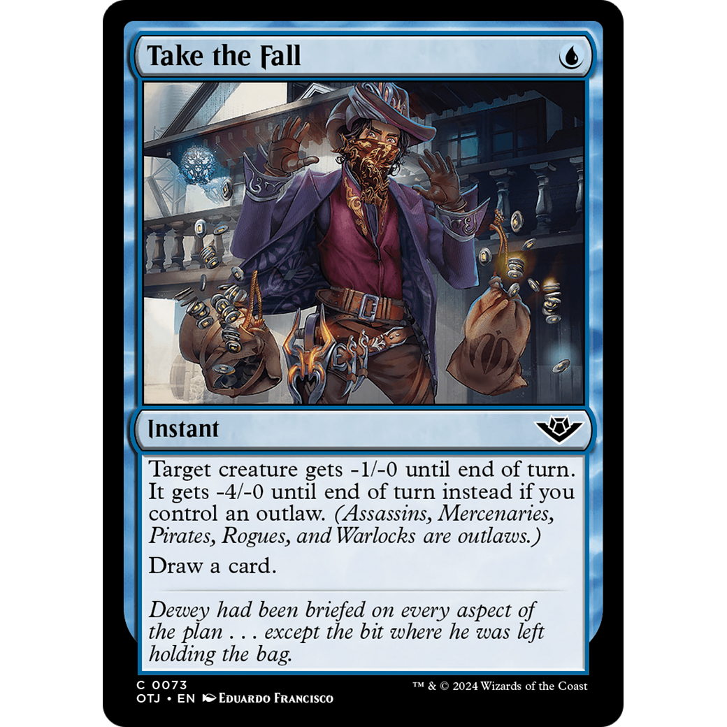 Take the Fall (OTJ-073) - Outlaws of Thunder Junction Foil