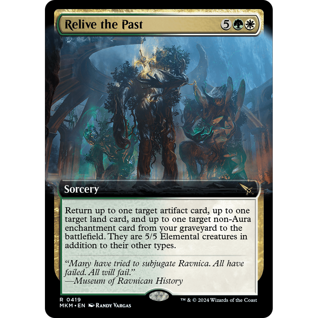 Relive the Past (MKM-419) - Murders at Karlov Manor: (Extended Art) Foil