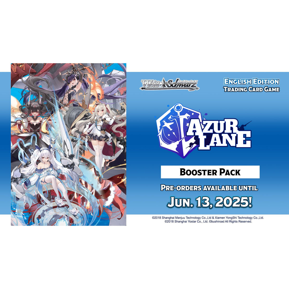 Weiss Schwarz TCG: Azur Lane Vol 2 Booster