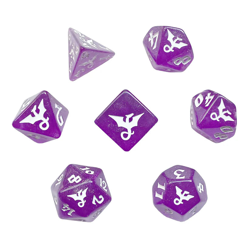 Glitter Dragon: Violet Dice