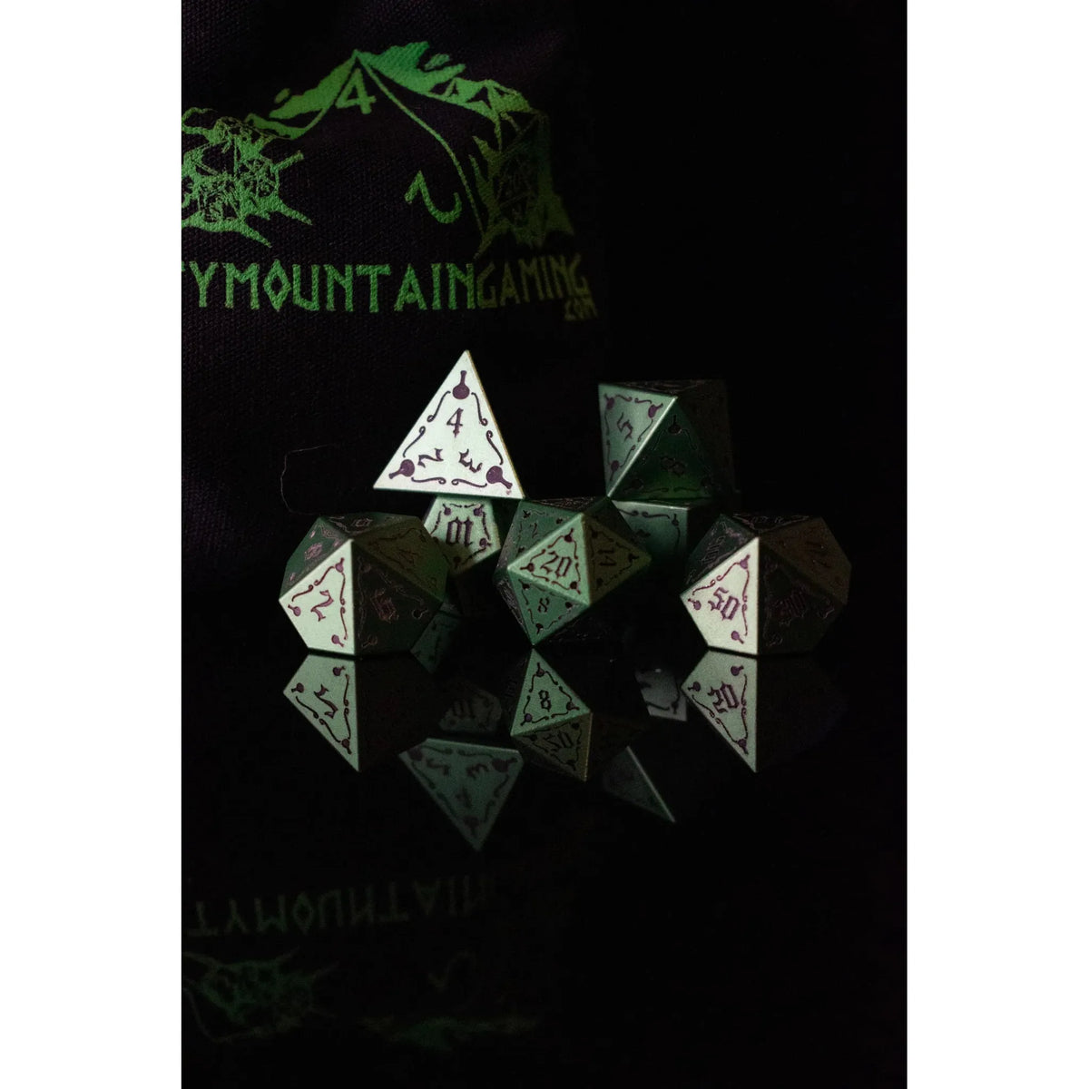 Misty Mountain - The Mad Scientist Aluminum - 7-set Metal Dice