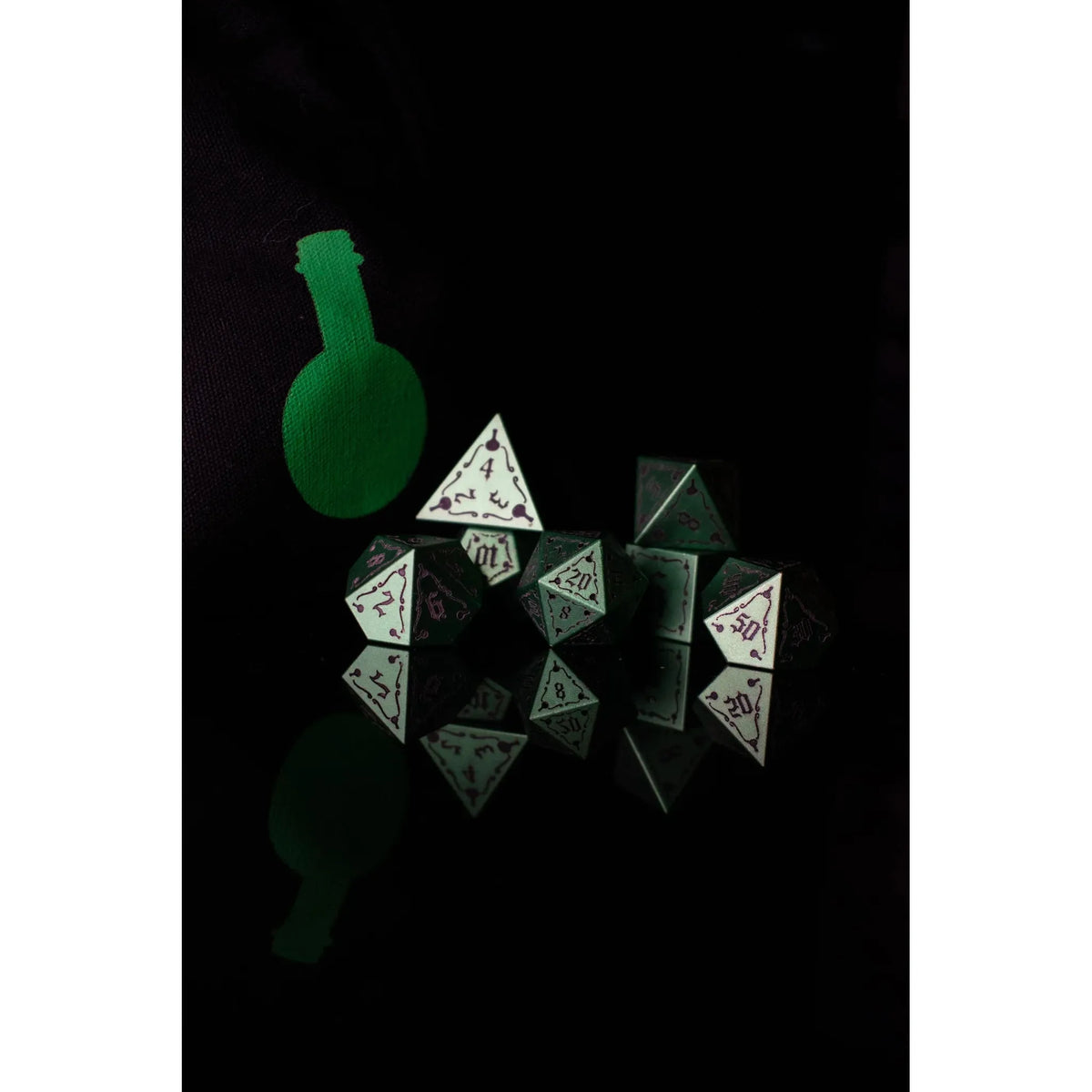 Misty Mountain - The Mad Scientist Aluminum - 7-set Metal Dice