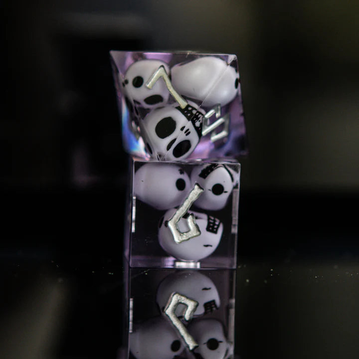 Misty Mountain - Corpse Lavender Sharp-Edged - 7-set Resin Dice
