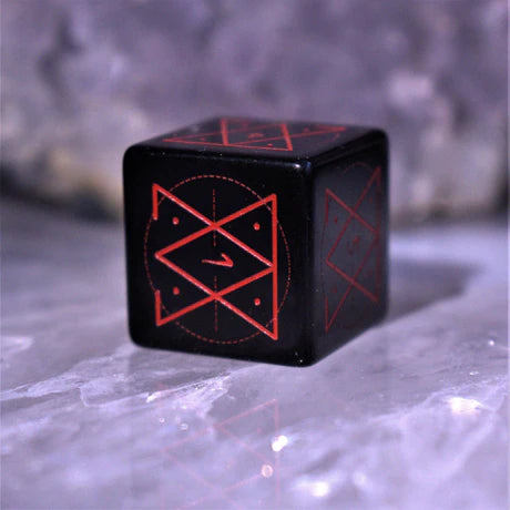 Misty Mountain - Spellcaster: Obsidian - 7-set Stone Dice