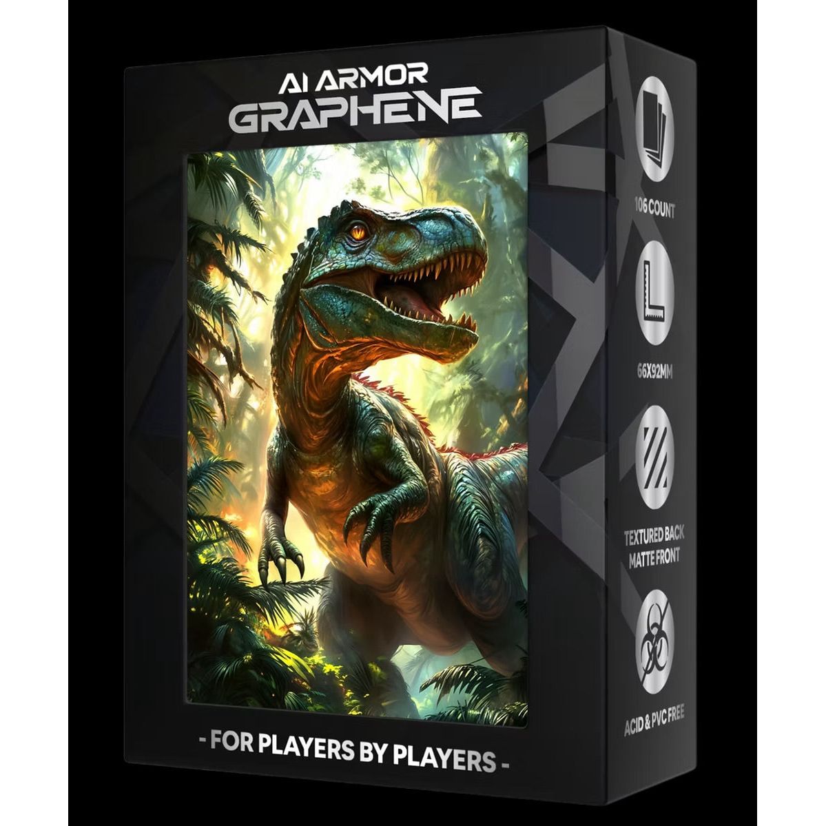 Realm Guard: Graphene Art Sleeves - Dinosaur