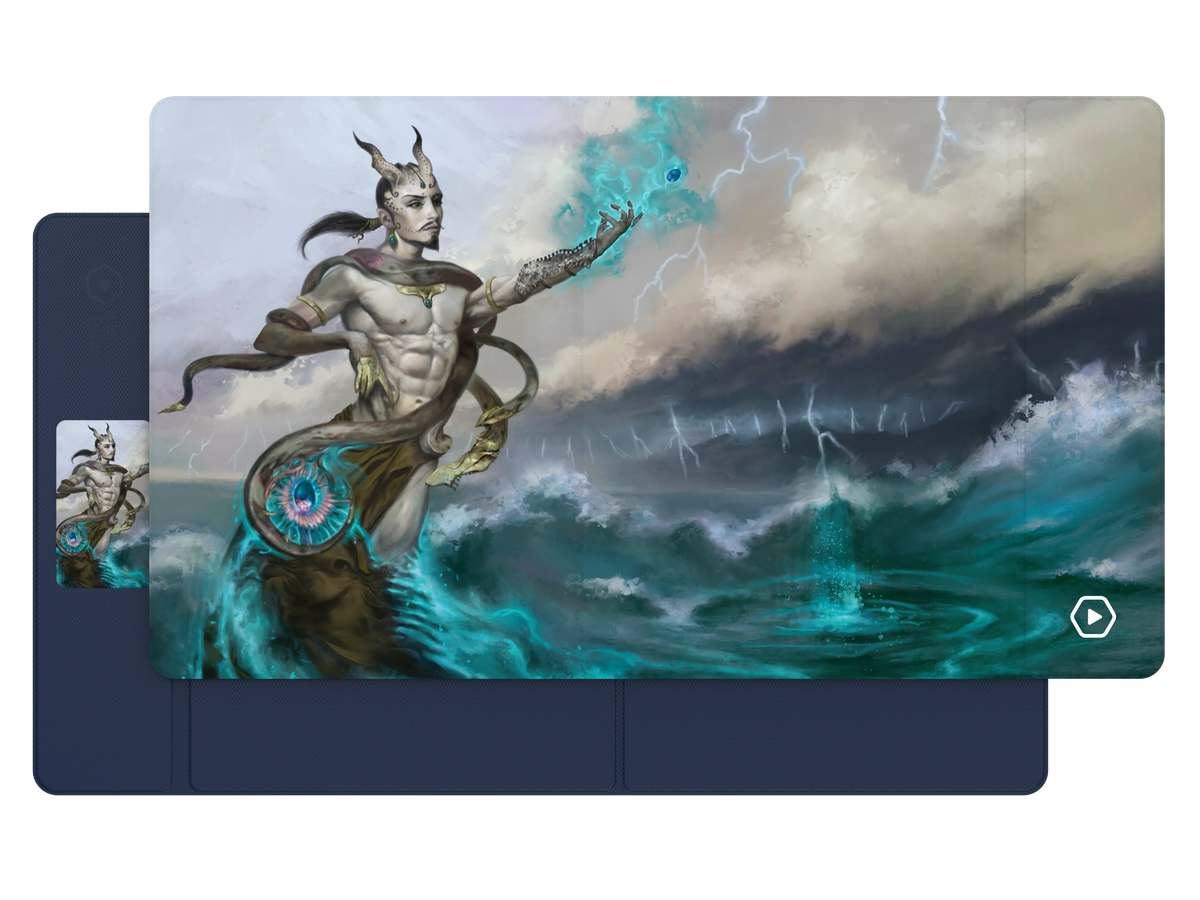 Heavy Play ETB Playmat Art Masters - Djinn by Jim Pavelec