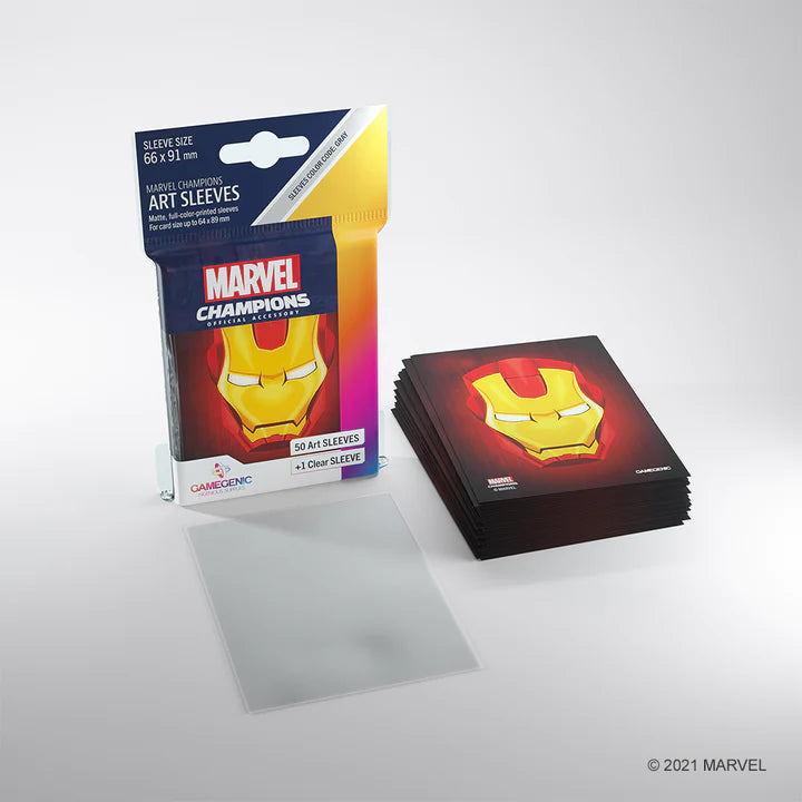 Marvel Champions: Iron Man Sleeves 66x91mm