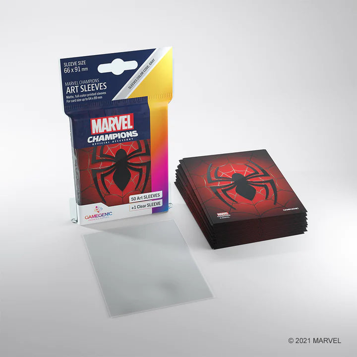 Marvel Champions: Spider-Man Sleeves 66x91mm