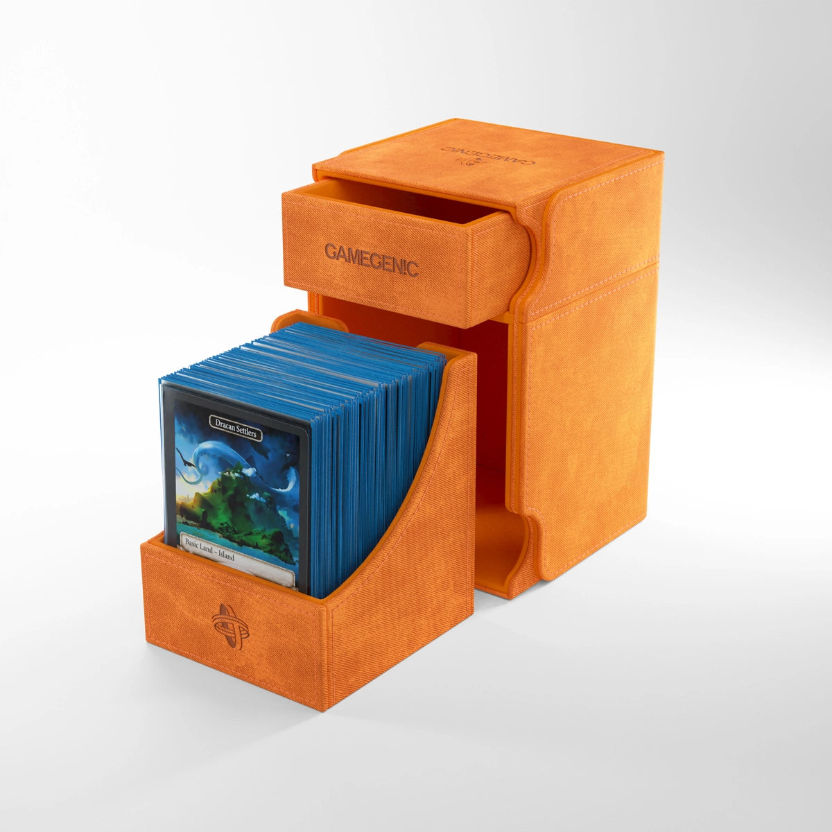 Orange Watchtower 100+ Deck Box