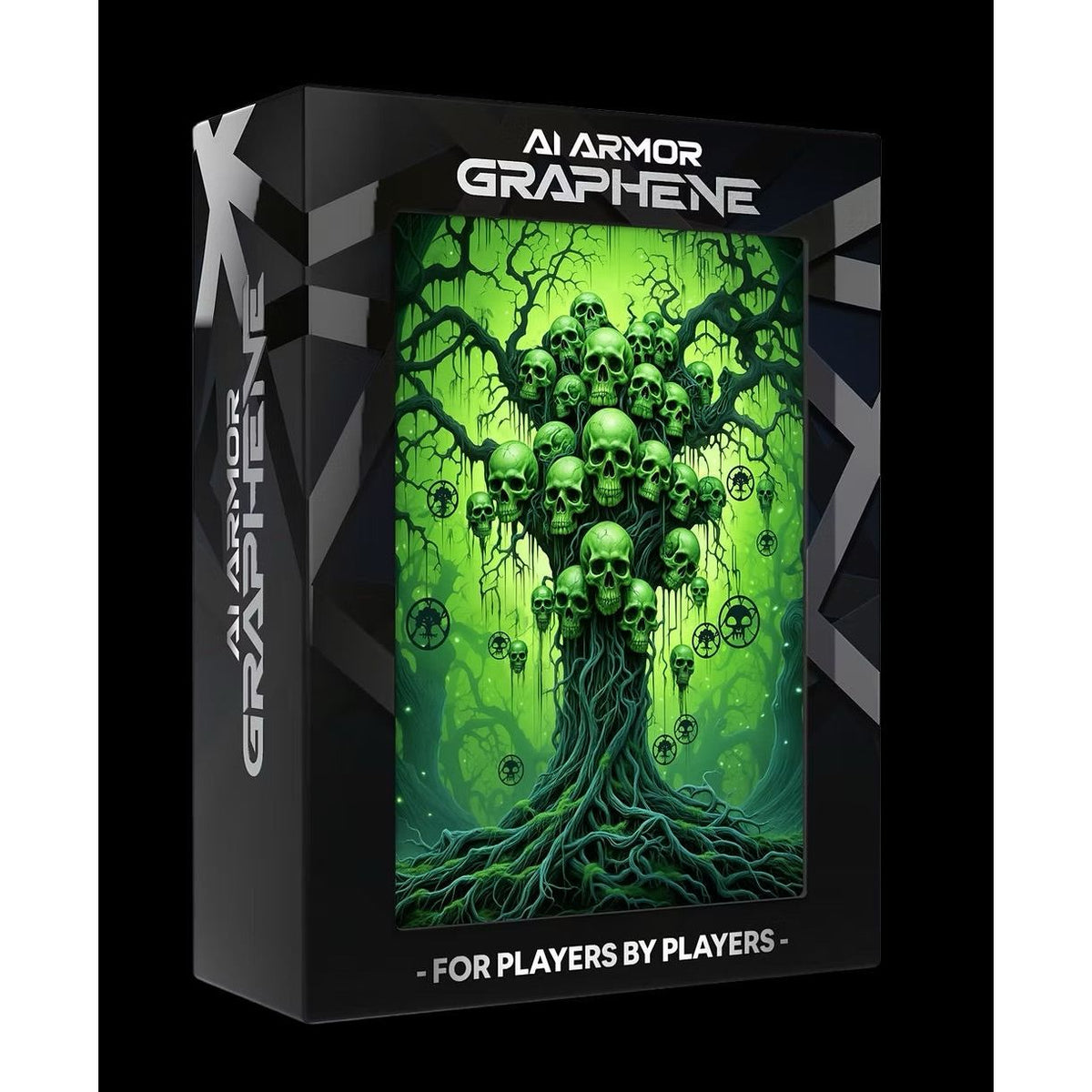 Realm Guard: Graphene Art Sleeves - Green/Black Tree Of The Dead