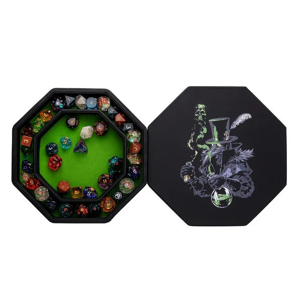 Hero's Hoard Dice Tray and Keeper: Plague Doctor