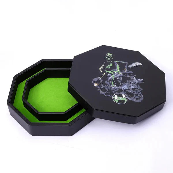 Hero's Hoard Dice Tray and Keeper: Plague Doctor