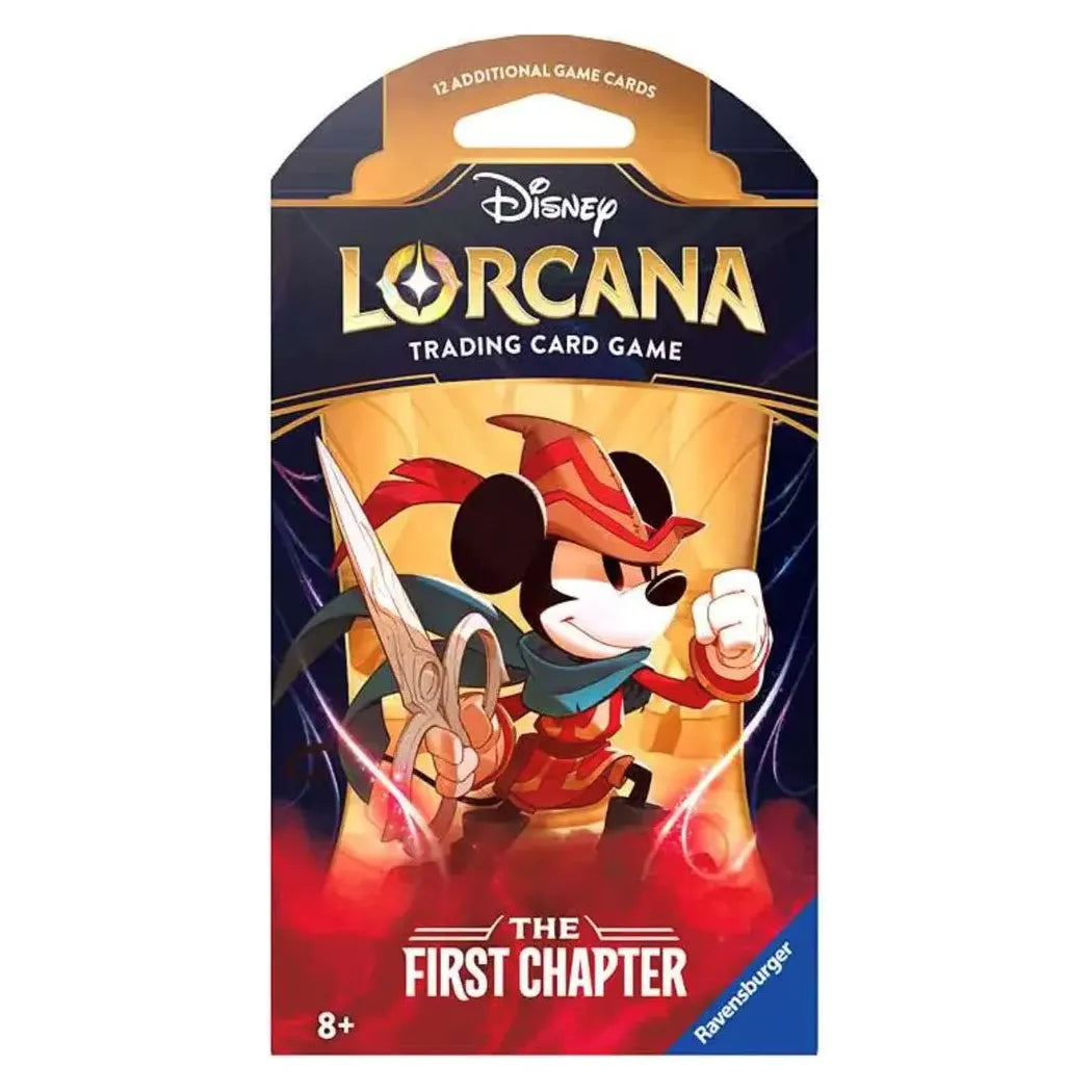 Disney Lorcana TCG: First Chapter Sleeved Booster (Styles May Vary)