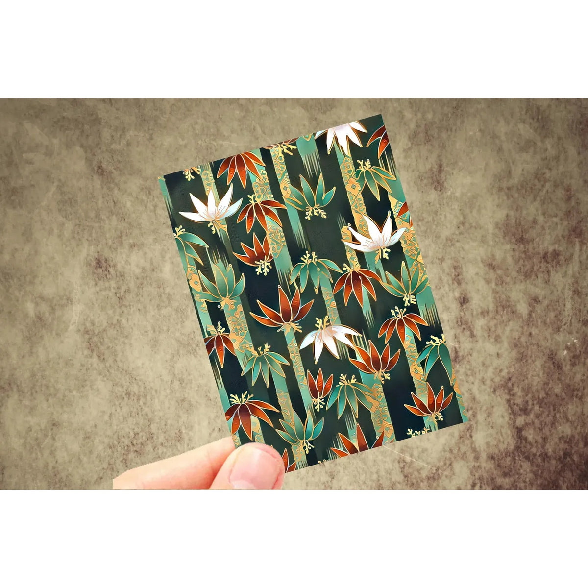 Kimono Sleeves - Jade Forest