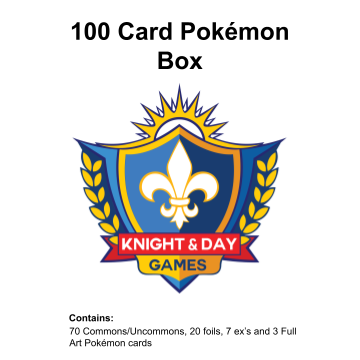 100 Card Pokémon Box