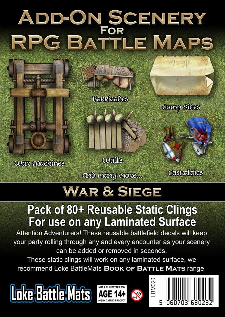Add On Scenery Pack RPG Maps: War & Siege