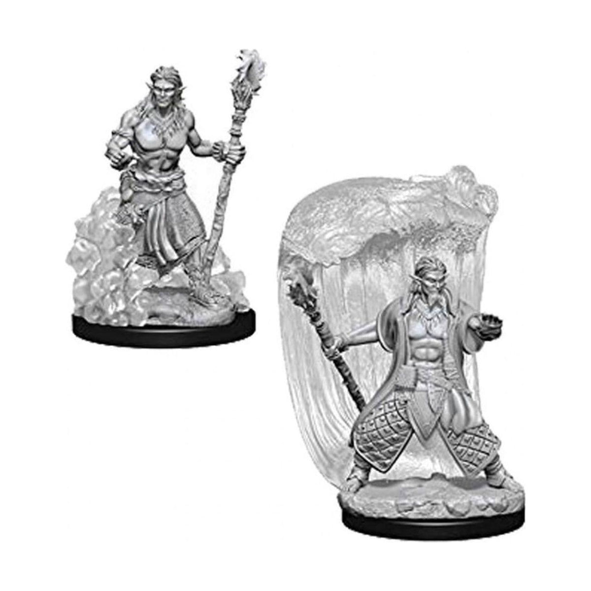 Male Water Genasi Druid Miniatures