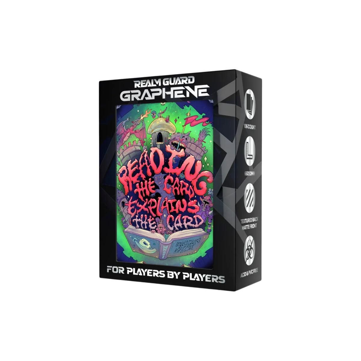 Realm Guard: Graphene Art Sleeves - Reading The Card Explains The Card