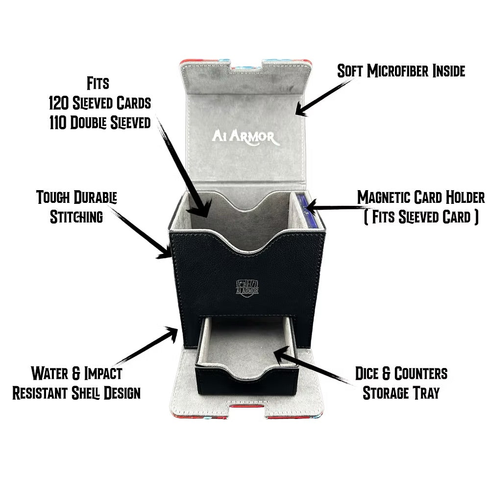 Ai Armor Deck Box - Red-Green
