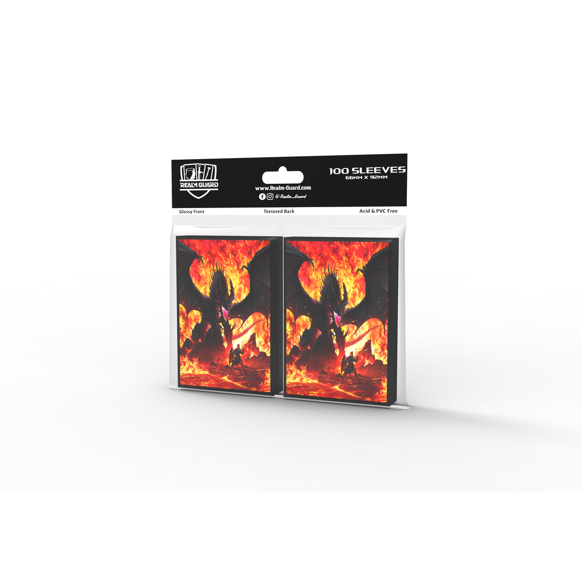 Realm Guard: Art Sleeves - Fire Dragon
