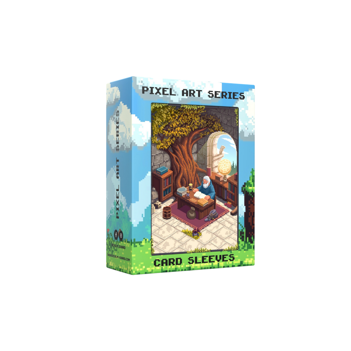 Realm Guard: Pixel Art Sleeves - Mystwood Study